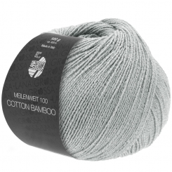 Meilenweit 100 Cotton Bamboo Lana Grossa 14 Hellgrau