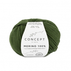 Merino 100% Katia 23 Dunkelgrün