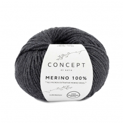 Merino 100% Katia 503 Dunkelgrau