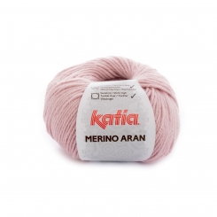 Merino Aran von Katia 100g-Knäuel 53 Mittelrosé