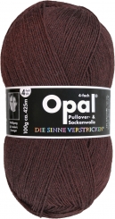 Opal 4-fach Uni 5192 dunkelbraun