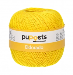 Puppets Eldorado Häkelgarn % - 00290 Gelb