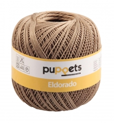 Puppets Eldorado Häkelgarn % - 00392 Dunkel Beige