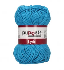 Puppets Lyric Topflappengarn Stärke 8 01334 Blau