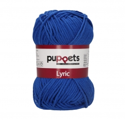Puppets Lyric Topflappengarn Stärke 8 00201 Mittelblau