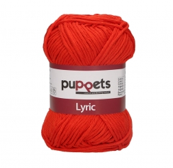Puppets Lyric Topflappengarn Stärke 8 00390 Hell-Rot
