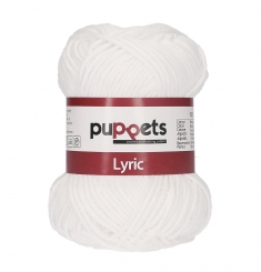 Puppets Lyric Topflappengarn Stärke 8 05000 Weiss