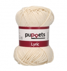 Puppets Lyric Topflappengarn Stärke 8 05002 Ecru
