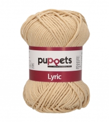 Puppets Lyric Topflappengarn Stärke 8 05003 Camel