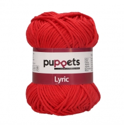 Puppets Lyric Topflappengarn Stärke 8 05008 Rot