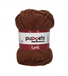 Puppets Lyric Topflappengarn Stärke 8 05013 Braun