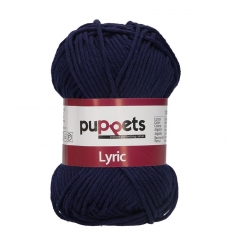 Puppets Lyric Topflappengarn Stärke 8 05029 Dunkelblau