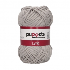 Puppets Lyric Topflappengarn Stärke 8 05091 Grau
