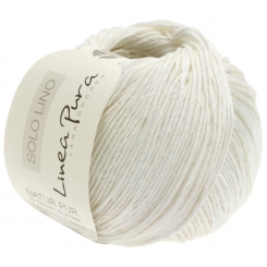 Solo Lino Lana Grossa 01 Weiß