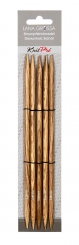 Strumpfstricknadeln Design-Holz Signal Lana Grossa 8,0mm x 20cm