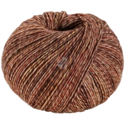 Vintage Socks Lana Grossa 1008 Grau-/Dunkelbraun/Rosenholz meliert