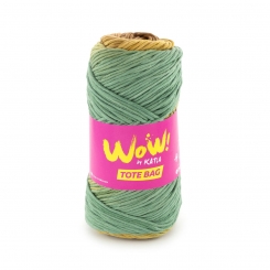 Wow Tote Bag Katia 302 Rosé-Rostrot-Ocker-Grün
