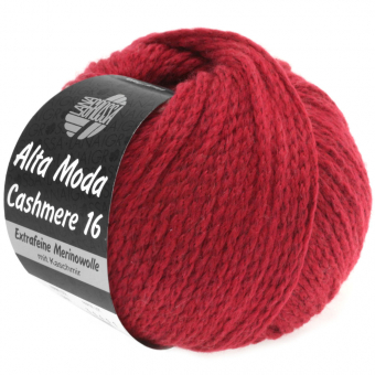 Alta Moda Cashmere 16 Lana Grossa 10 Dunkelrot