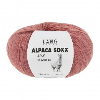 Alpaca Soxx 4-fach Lang Yarns 029 Koralle Melange
