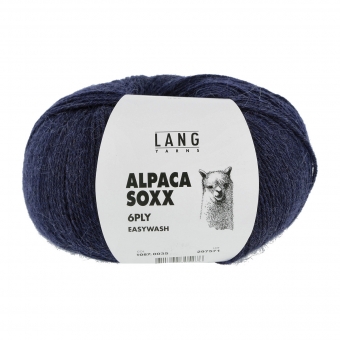 Alpaca Soxx 6-fach Lang Yarns 035 Marine Melange