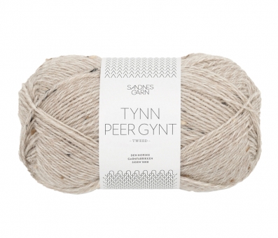 Tynn Peer Gynt Sandnes Garn 2655 Grabeige Tweed