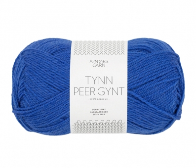 Tynn Peer Gynt Sandnes Garn 5845 Dazzling Blue