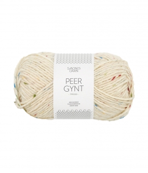Peer Gynt Tweed Sandnes Garn 1044 Natur Tweed Tuttu Frutti