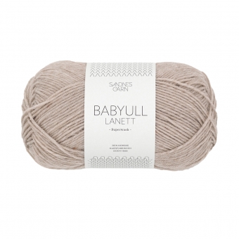 Babyull Lanett Sandnes Garn 2650 Beigemelert