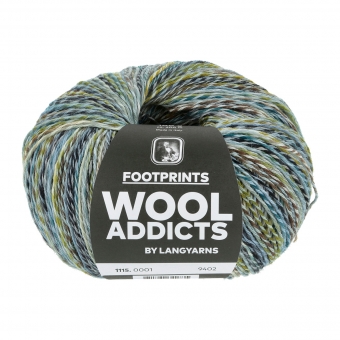 Footprints 4-fach Lang Yarns 01 Blue/Green