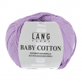 Baby Cotton Lang Yarns 007 LILA