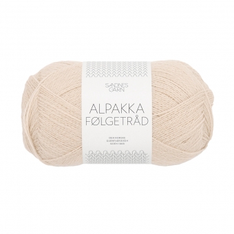 Alpakka Folgetrad Sandnes Garn 2321 Marsipan