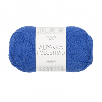 Alpakka Folgetrad Sandnes Garn 5845 Dazzling Blue