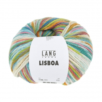 Lisboa Lang Yarns 03 Hellgrün/Rosa/Orange/Aqua