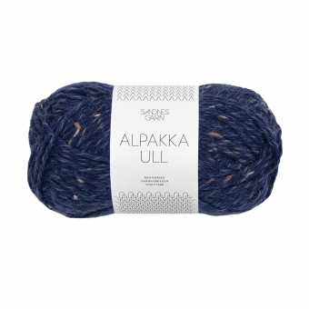 Alpakka Ull Sandnes Garn 5585 Marinebla Tweed
