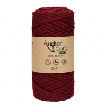 Anchor Crafty Fine Macrame 3mm 119 Burgundy