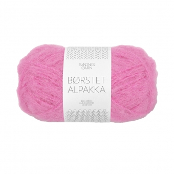 Borstet Alpakka Sandnes Garn 4626 Shocking Pink