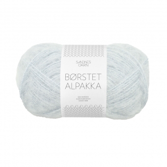 Borstet Alpakka Sandnes Garn 5811 Arctic Ice