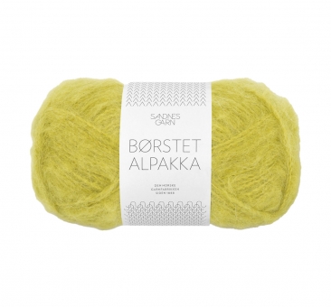 Borstet Alpakka Sandnes Garn %% - 9825 Sunny Lime