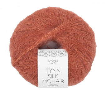 Tynn Silk Mohair Sandnes Garn 3535 Lys Kobberbrun