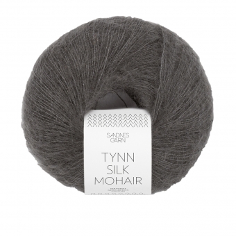 Tynn Silk Mohair Sandnes Garn 3800 Bristol Black
