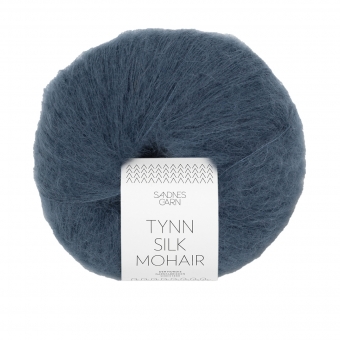 Tynn Silk Mohair Sandnes Garn 6081 Dyp Bla