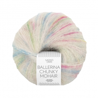 Ballerina Chunky Mohair Sandnes Garn 1010 Tutti Frutti