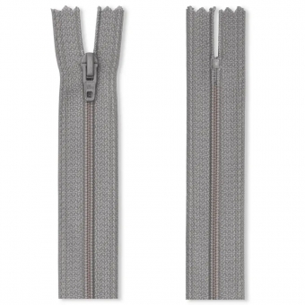 Feine Reißverschlüsse S1 016 silbergrau | 15 cm