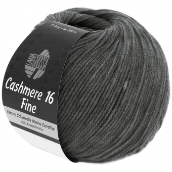 Cashmere 16 Fine Lana Grossa 16 Dunkelgrau