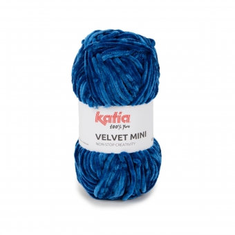 Velvet Mini Katia 217 Mittelblau