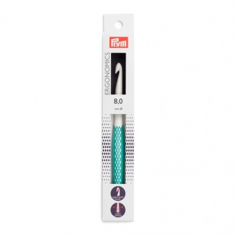 Wollhäkelnadel Prym Ergonomics 3-15 mm 8,0 mm