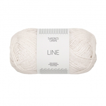 Line Sandnes Garn 1002 Hvit