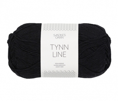 Tynn Line Sandnes Garn 1099 Svart