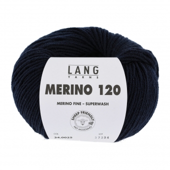 Merino 120 Lang Yarns 025 NACHTBLAU