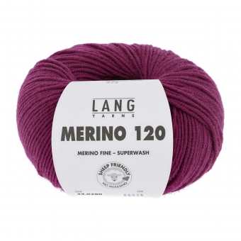 Merino 120 Lang Yarns 280 PFLAUME